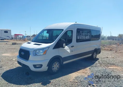 2021 Ford Transit-350 Passenger Van Xlt из США, поврежденный, VIN 1FBAX2C82MKA49695